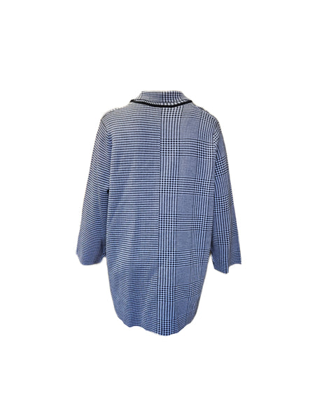 Marina Rinaldi Women's Grey Micron Button Front Jacket NWT