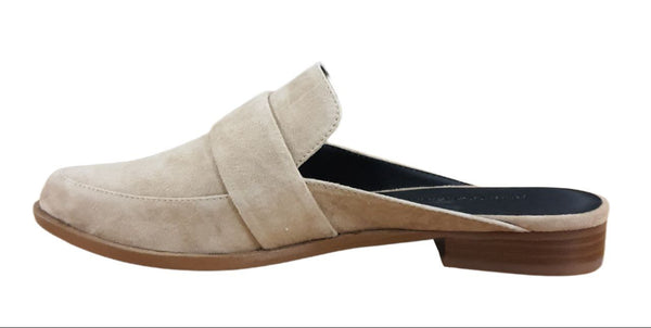 REBECCA MINKOFF Women's Taupe Kid Suede Mika Slip On Loafers #M2130005 NWB