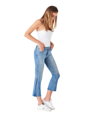 DL1961 Women's Milton Bridget Cropped Mid Rise Insculpt Boot Jeans Size 27 NWT