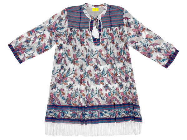 Roberta Rolla Rabbit Women's Miranda Serafina Tunic Small Teal