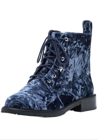 REBECCA MINKOFF Women's Moon Crushed Velvet Gerry Boots #M3291003 NWB