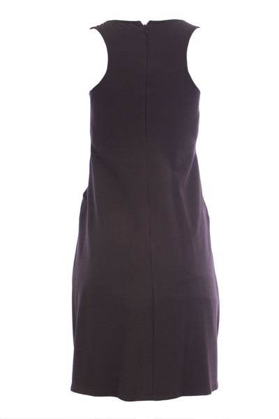 OLIAN Maternity Women's Brown Princess Panel Scoop Neck Ponte Dress $145 NWT