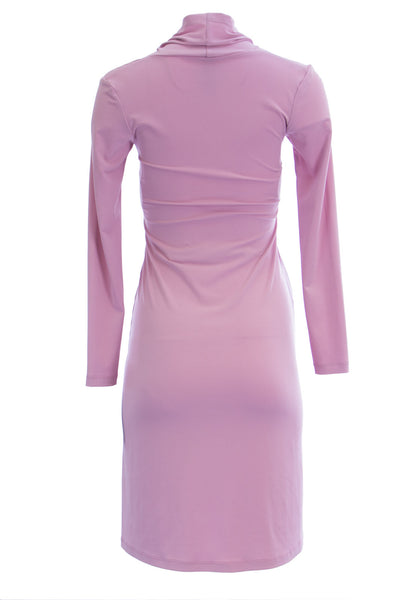 OLIAN Maternity Women's Twist Accent Long Sleeve Sheath Dress X-Small Rouge