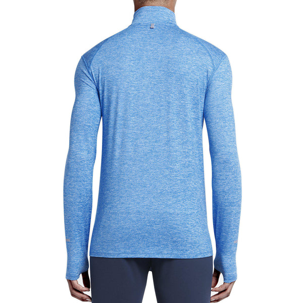 NIKE Men's Royal Heather Dri-Fit Element Half-Zip Running Top 683485 $65 NEW