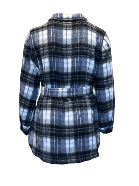 Marina Rinaldi Women's Blue Nadiabis Button Down Jacket NWT