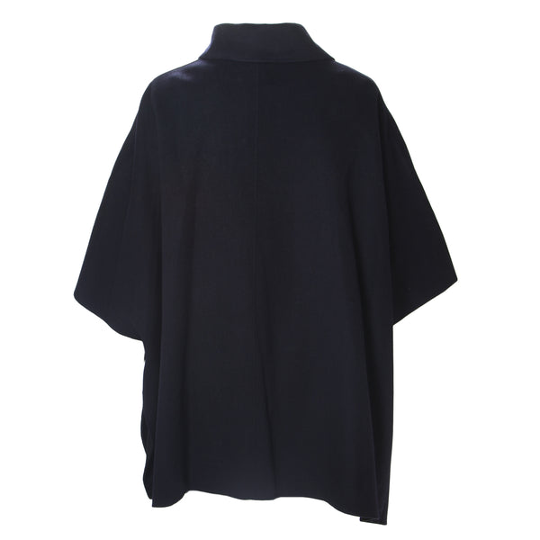 MARINA RINALDI Women's Navy Nalut Color Block Coat $1055 NWT