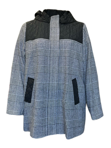 Marina Rinaldi Women's Grey Napea Quilted Jacket NWT