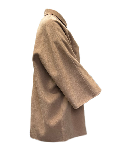 Marina Rinaldi Women's Camel Natascia Wool Coat NWT