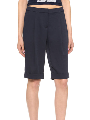 REBECCA MINKOFF Women's Navy Blue Nathan Boyfriend Shorts $198 NWT