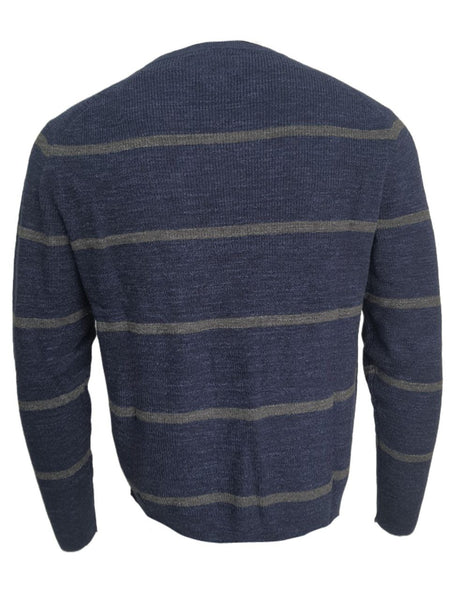 GRAYERS Men's Blue Charcoal Round Neck Cotton Sweater #S003117 X-Large NWT