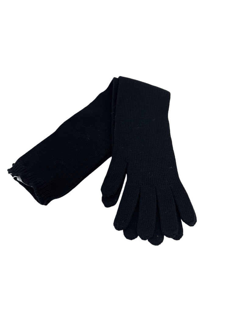 Max Mara Women's Black Negus Gloves OS NWT