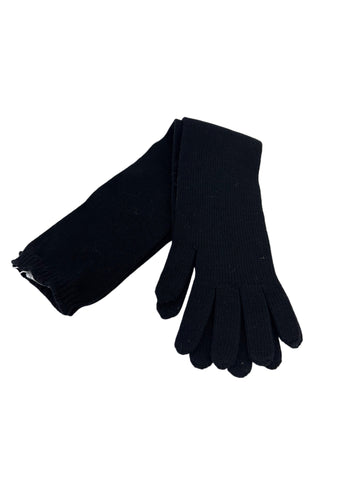 Max Mara Women's Black Negus Gloves OS NWT