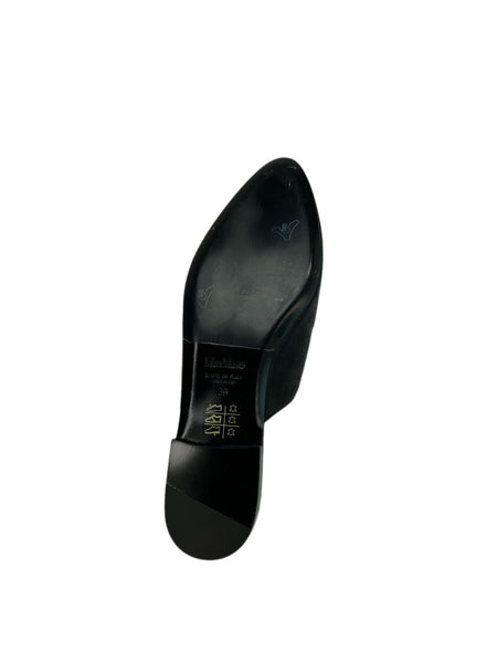 Max Mara Women's Nero Vteismo Flat Slippers Size 9 NWB