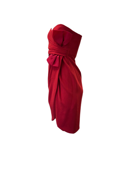 Max Mara Women's Red Nerine Sheath Dress Size 8 NWT