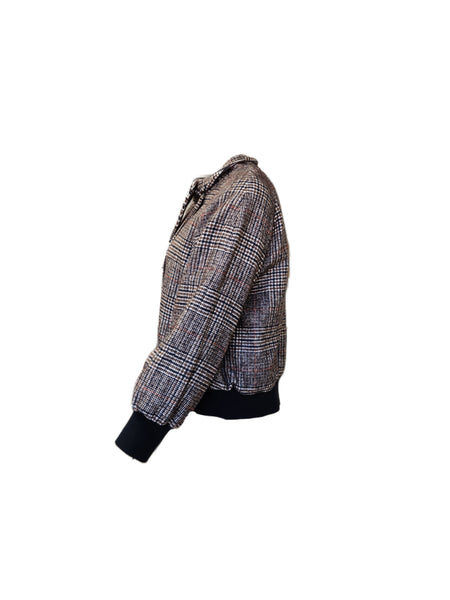 Marina Rinaldi Women's Brown Nizza Zipper Closure Jacket NWT