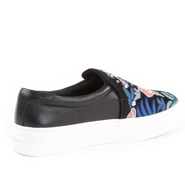 REBECCA MINKOFF Women's Noelle Embroidery Slip-On Sneakers $150 NIB