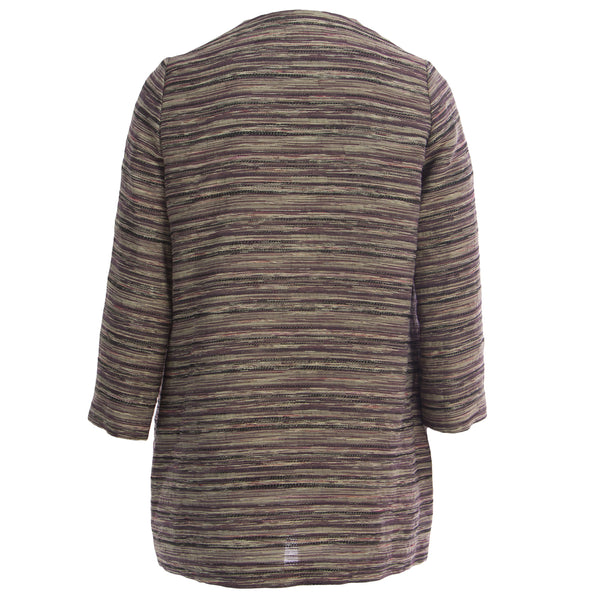 Marina Rinaldi Women's Nord Jacquard Shortcoat Multicolor