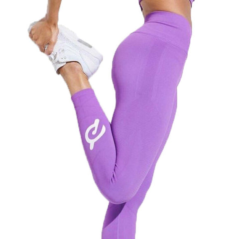 NUX Women's Purple Shapeshifter Ribbed 7/8 Leggings $98 NWT