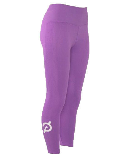 NUX Women's Purple Shapeshifter Ribbed 7/8 Leggings $98 NWT