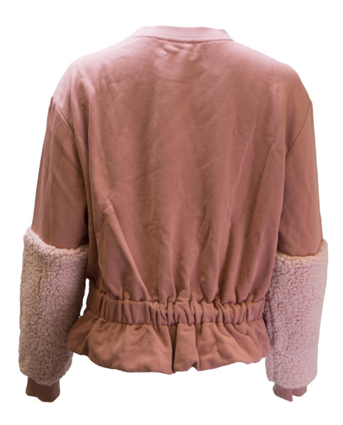 NYLORA X BANDIER Women's Lovette Sweatshirt, Dusty Pink, Medium