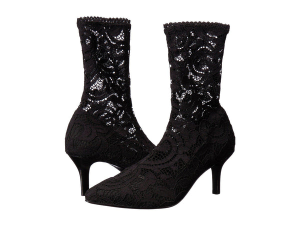 OPENING CEREMONY Women's Black Queen Lace Booties NIB