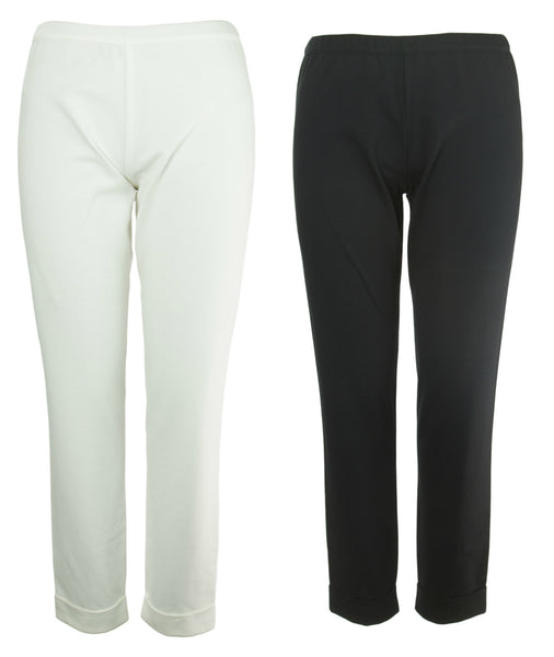 MARINA RINALDI Women's Ocelot Casual Cuffed Pants $245 NWT