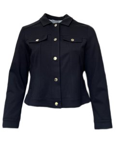 Marina Rinaldi Women's Black Obelo Button Closure Jacket Size L NWT