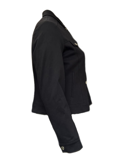 Marina Rinaldi Women's Black Obelo Button Closure Jacket Size L NWT