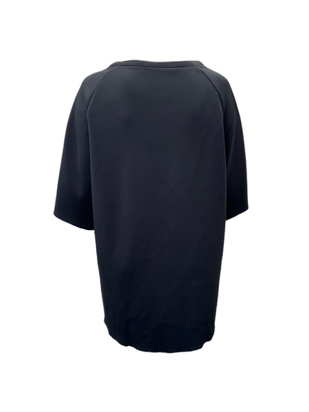 Marina Rinaldi Women's Black Oblioso Pullover Sweatshirt NWT