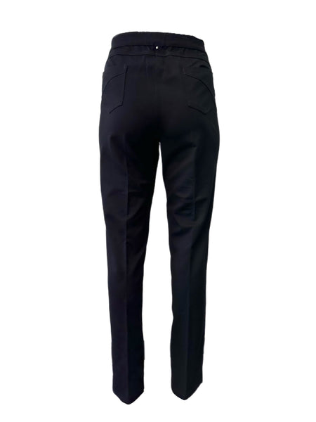 Marina Rinaldi Women's Black Oblungo Straight Leg Pants Size XXL NWT