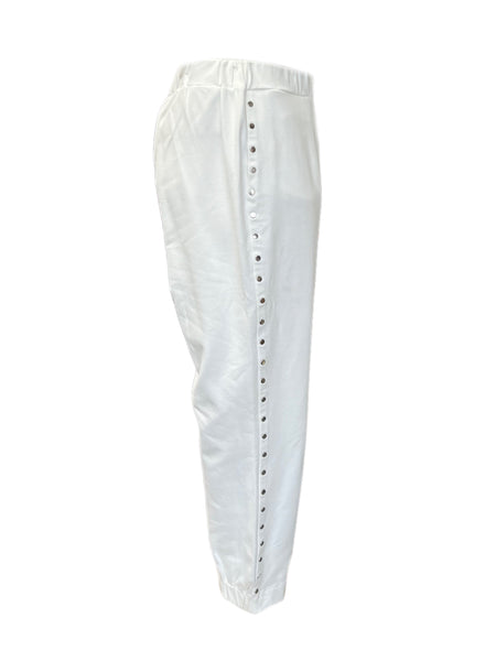 Marina Rinaldi Women's White Obrizzo Straight Pants NWT