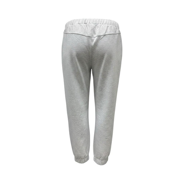 Marina Rinaldi Women's Grey Occupato Straight Pants NWT