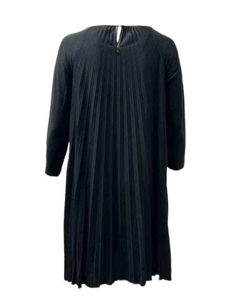 Marina Rinaldi Women's Black Ocimo Jersey Dress NWT