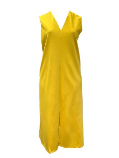 Marina Rinaldi Women's Yellow Odette Shift Dress Size 16W/25 NWT