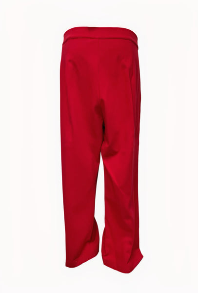 Marina Rinaldi Women's Red Odissea Straight Leg Pants NWT