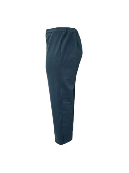 Marina Rinaldi Women's Green Oil Straight Leg Pants NWT