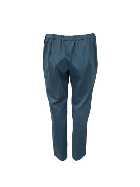 Marina Rinaldi Women's Green Oil Straight Leg Pants NWT