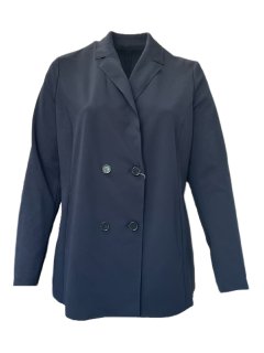 Marina Rinaldi Women's Navy Ole Button Closure Jacket Size L NWT