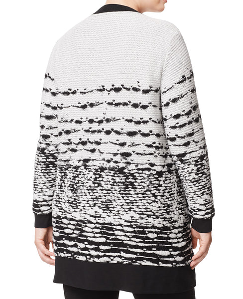 Marina Rinaldi Women's Oleina Tunic Zip Sweater, White