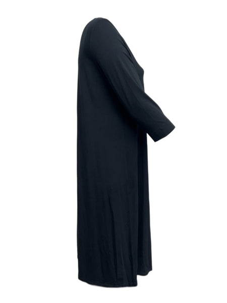 Marina Rinaldi Women's Black Olgaeasy Jersey Dress NWT