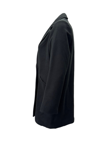 Marina Rinaldi Women's Black Olio Button Closure Coat NWT