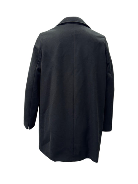 Marina Rinaldi Women's Black Olio Button Closure Coat NWT