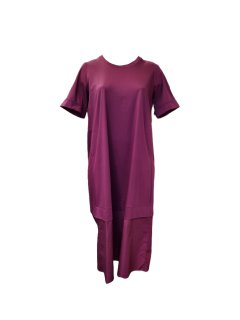 Marina Rinaldi Women's Burgundy Olivo Pullover Shift Dress Size L NWT