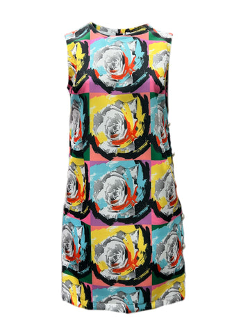 Marina Rinaldi Women's Multicoloured Ondoso Sleeveless Dress NWT