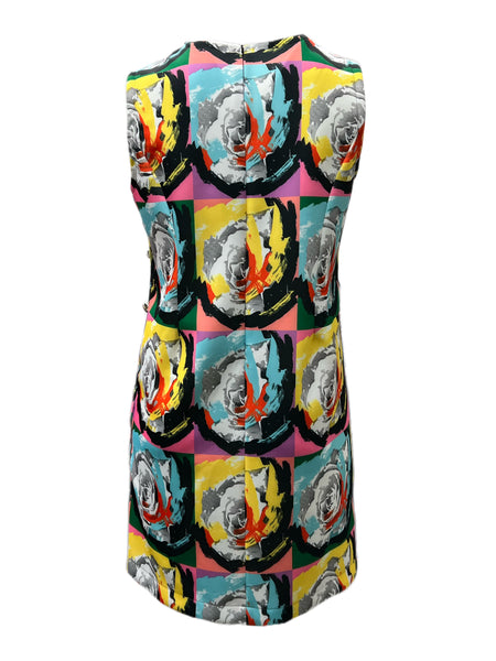 Marina Rinaldi Women's Multicoloured Ondoso Sleeveless Dress NWT