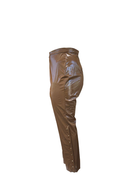 Marina Rinaldi Women's Brown Onore Straight Leg Pants NWT