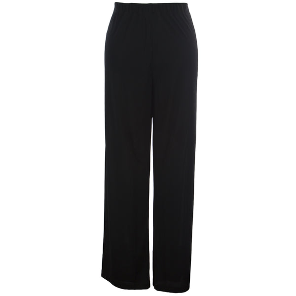 MARINA RINALDI Women's Black Opera Jersey Pants $270 NWT