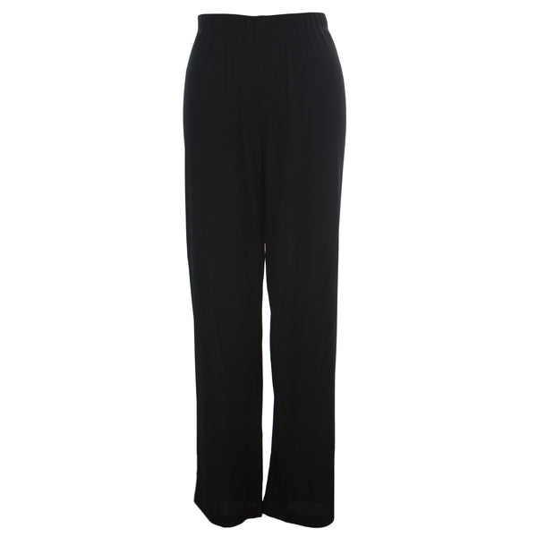 MARINA RINALDI Women's Black Opera Jersey Pants $270 NWT