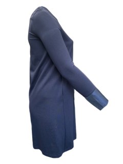 Marina Rinaldi Women's Navy Orafo Pullover Shift Dress Size S NWT