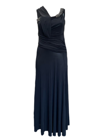 Marina Rinaldi Women's Black Ortensia Zipper Closure Shift Dress Size M NWT